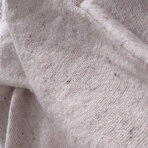 Eileen Fisher Size M Speckled Waterfall Organic Cotton Wool Blend Sweater - Picture 9 of 10